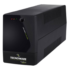 TECNOWARE UPS ERA PLUS 2100 IEC TOGETHER ON, 2100VA/1470W, LINE INTERACTIVE W/ STABILIZER, SIMULATED SINEWAVE, 2YW ELECTRONIC PARTS & 1YW BATTERIES.